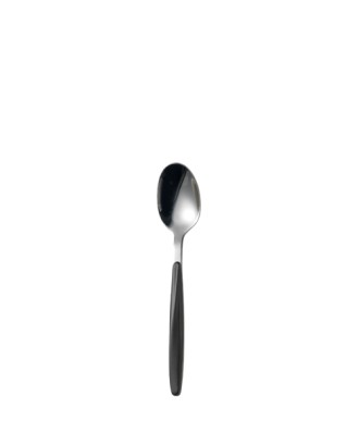 Lingurita din otel inoxidabil si acril, 15 cm, negru, colectia My Fusion - GUZZINI